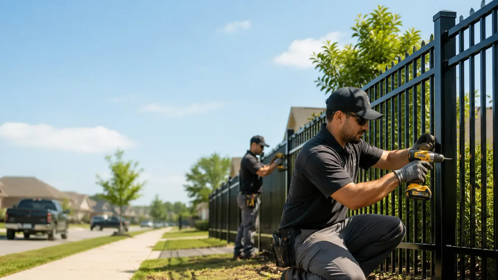 Metal Fence Installation in Daleville, IN
